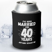 40年結婚した40周年おもしろいカップル 缶クーラー