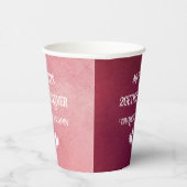 40年記念ウォーターカラールビー結婚ズ 紙コップ (右)