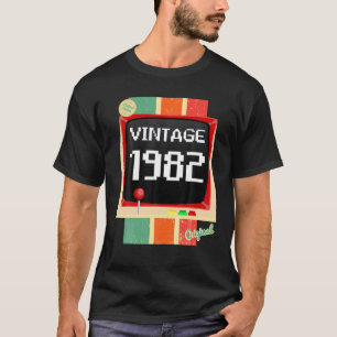 40年誕生日マン1982ゲーマーコンソール/ヴィンテージ Tシャツ