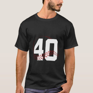 40年野球40歳の誕生日 Tシャツ