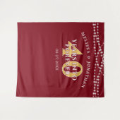 40年間の永遠に ルビー アニバーサリー バックドロップ タペストリー (正面(横))