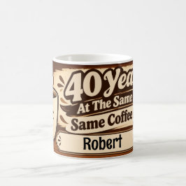 40年間同じ仕事同じコーヒー コーヒーマグカップ
