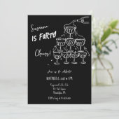 40年Fs誕生日シャンパーニュファンキーー 招待状 (スタンド正面)