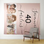 40才の素敵なローズゴールドの写真名 タペストリー (インサイチュ(横))