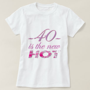 40新し熱い Tシャツ