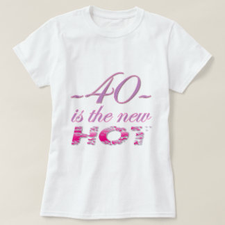 40新し熱い Tシャツ