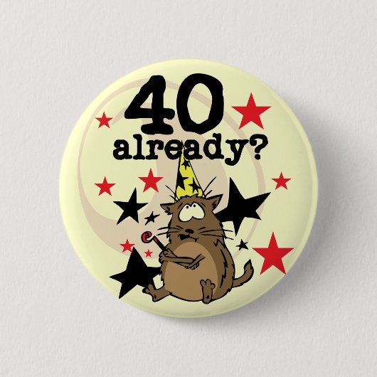 40既に誕生日 缶バッジ (正面)