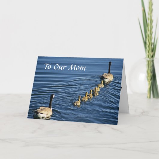 40日の子供の母さんから カード (正面)