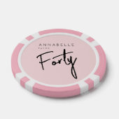 40日モダン440歳 ポーカーチップ (シングル)