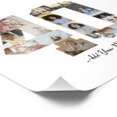 40枚の写真のモザイクアート フォトプリント            (角)