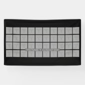 40枚の写真を使用した卒業テーマ – カラー編集可能 横断幕 (横)