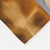 40枚の写真コラージュテンプレートとテキストをパーソナライズ フリースブランケット (角)