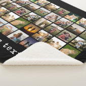 40枚パーソナライズされたのコラージュ シェルパブランケット (3/4)