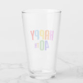 40歳おめでとう タンブラーグラス (裏面)