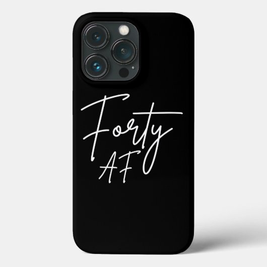 40歳おめでとう 誕生日プレゼント Case-Mate iPhoneケース (裏面)