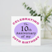 40歳おもしろいの誕生日にプレゼント カード (スタンド正面)