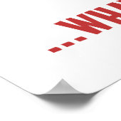 40歳おもしろいの誕生日にプレゼント ポスター (角)