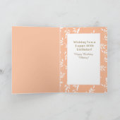 40歳おもしろいの誕生日の女性マンガエスニックシャンパン カード (内部)