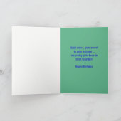 40歳おもしろいの誕生日クジャックカード カード (内部)