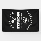 40歳おもしろいの誕生日パーソナライズされた 横断幕 (横)