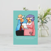 40歳おもしろいの誕生日パーティの招待状 招待状 (スタンド正面)