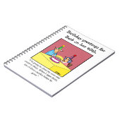 40歳おもしろいの誕生日パーティーゲストブック ノートブック (左側)