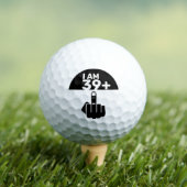 40歳おもしろいの誕生日プレゼント39プラス1市松模様に ゴルフボール (インサイチュ 木)