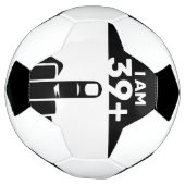 40歳おもしろいの誕生日プレゼント39プラス1 サッカーボール (回転)