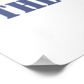 40歳おもしろいの誕生日プレゼント ポスター (角)