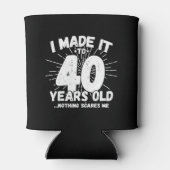 40歳おもしろいの誕生日引用文皮肉40歳 缶クーラー (裏面)