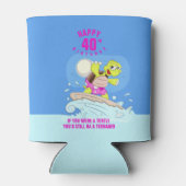 40歳おもしろいの誕生日引用文 缶クーラー (裏面)