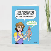 40歳おもしろいの誕生日 カード (正面)