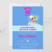 40歳おもしろいの誕生日 招待状 (正面)