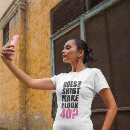 40歳おもしろいの誕生日Tシャツ Tシャツ