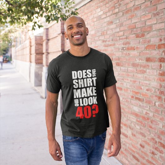 40歳おもしろいの誕生日Tシャツ Tシャツ