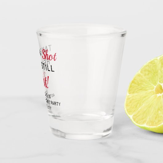 40歳おもしろい誕生日パーティーのお願い ショットグラス (右)