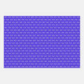 40歳おもしろい黒番40歳 ラッピングペーパーシート (正面3)