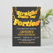 40歳から始まる私の人生招待状 招待状 (スタンド正面)