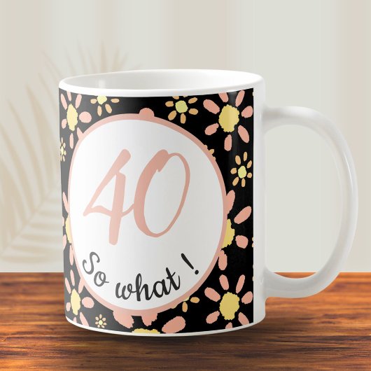 40歳だって?40歳の誕生日おもしろモチベーショナル コーヒーマグカップ
