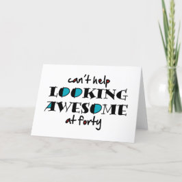 40歳でもカッコよく見えてしまう サンキューカード