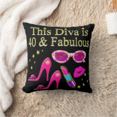 40歳で素晴らしいDIVA クッション (ブランケット)