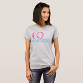 40歳とゴージャス40歳の誕生日Tシャツ Tシャツ (正面フル)