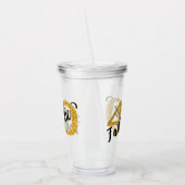 40歳とファンタスティック ゴールド グリッター ギフト パーティー アクリルタンブラー (左)