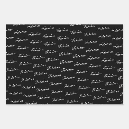 40歳と素晴らしいスモダンクリプト女性40歳の誕生日 ラッピングペーパーシート (正面3)