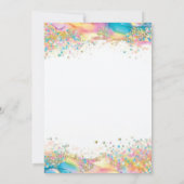 40歳と素晴らしい誕生日パーティー 招待状 (裏面)