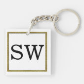 40歳と素晴らしい40歳の誕生日パーティーキーチェーン キーホルダー (裏面)