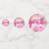 40歳と素晴らしい40歳の誕生日ピンク・グラマー コンフェッティ (正面)