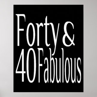 40歳と素晴らしい40歳の誕生日 ポスター