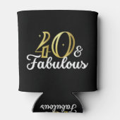 40歳と素晴らしい40歳の誕生日 缶クーラー (裏面)