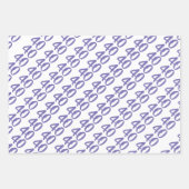 40歳と素晴らしい – おもしろいパープル40歳の誕生日 ラッピングペーパーシート (正面2)